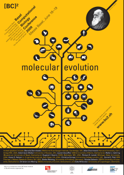 [BC]2 Basel Computational Biology Conference 2009 - Molecular Evolution